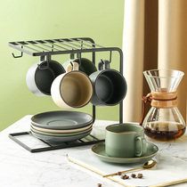 WUXIN Nordic style Macron retro Coffee cup tea set Coffee set Ceramic Western tea set