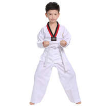 Taekwondo clothing cotton children adult polyester cotton men and women training clothing long sleeve short sleeve martial arts clothing fighting