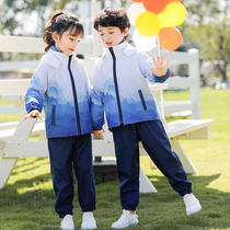 Childrens school uniform sports suit kindergarten Garden clothes Spring and autumn winter clothes junior high school students class clothes college style assault clothes
