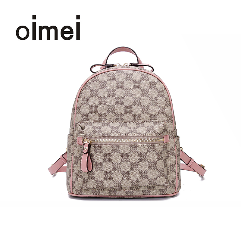 Oimei bag new style ladies shoulder bag ladies fashion Korean version Baitao mini-clean small backpack ladies shoulders