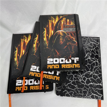 Outer single Jurassic Park Velociraptor Print Texture Notebook with Bookmarks Notepad Movie Around