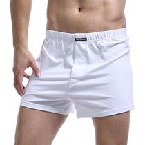 Summer cotton men loose underpants flat corner pants comfortable and breathable home sleeping pants shorts Four corner pants Aropants trendy