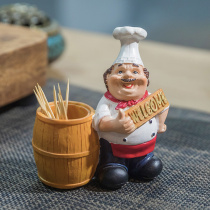 European style personality toothpick box fashion creative toothpick box hotel home restaurant Restaurant Restaurant toothpick can decoration