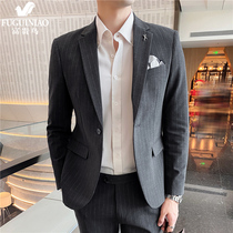 Rich bird suit men 2021 new suit mens business handsome high-end formal dress groom best man wedding suit