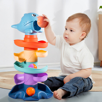 Baby toys for more than 6 months of stacking and turning music track ball 0 One 1 year old 2 seven 8 eight 9 baby 3 puzzle early education