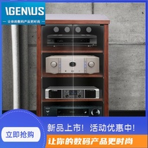 Power amplifier cabinet two or three fourth floor rack with glass door professional audio cinema audio-visual equipment cabinet