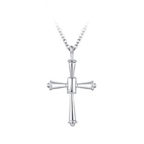 (China gold) PT950 platinum necklace exquisite cross platinum necklace set of new jewelry