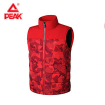 Peak sports vest men 2021 autumn and winter new warm windproof plus velvet sports casual fashion jacket vest