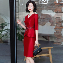 High-end happy mother-in-law wedding banquet Noble Bridal Mother Wedding Evening Gown 2022 The new upscale young summer