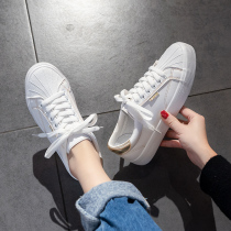 2021 spring and autumn new ins tide street shot white shoes womens shoes 2020 summer thin section burst wild board shoes