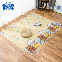 Pet Ground Mat Spring Summer Dog Mat All Season Universal Washable Sleeping Mat Kitty Cool Mat Sleeping With Kitty Dog Supplies