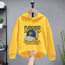 Girls Sweatclothes Autumn 2021 New Korean version of Tide Ocean Childrens Clothing Net Red Girls Loose Hooded Top