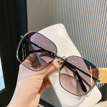 Evidison Free2022 new sunglasses female minimalist large face with slim anti-UV polarized ink mirror