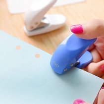 Portable single hole punching machine loose leaf hand tent diy tool manual round hole punch can play 10 sheets of paper at a time