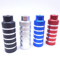 1 pair of bicycle rear foot column Foot pedal Rear pedal dead fly rear axle Bazooka aluminum alloy mountain bike 38*110