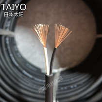 Imported cable Japan TAIYO 2-core 0 75 square signal control line ultra-soft oil-resistant cold-resistant