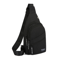 New Chest Bag Men Canvas Small Backpack Trend Leisure Oxford Burhan Edition Mens Bag Bag Single Shoulder Bag Inclined Satchel Bag