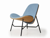 Nordic luxury designer single sofa chair modern simple small apartment shell chair balcony casual single chair