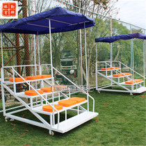 Time table track and field field mobile terminal referee 9 with canopy finish line referee stand