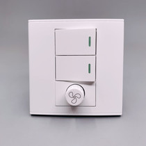 Two-open speed control switch two-position double-open dual-control with ceiling fan electric fan speed control knob controller type 86