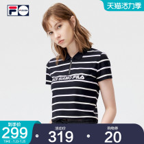 FILA FUSION Fila Kōki the same paragraph womens short-sleeved Polo shirt 2021 spring and summer new fashion top