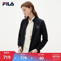 FILA FILA Fiele official womens sports fashion jacket autumn 2021 New elegant breathable knitted jacket