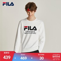 FILA Phila Mens Clothes 2021 Autumn New Product Round Neck Sports Leisure Fashion Fashion Long Sleeve Pullover Sweatshirt Men