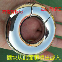 New male scrotum ring testicular load ring stainless steel male balls exercise masturbation adult sex utensils