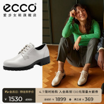 ECCO Love Step Single Shoe Rice Cake Thick Bottom Positive Dress Derby Shoes small leather shoes Moden 490003