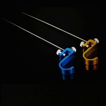 Stainless steel blocking needle aluminum alloy base single-pin unloading fish decoupled hook-hook-off-hook attached to the web hanging hook