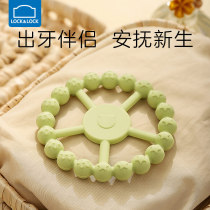 Music Button tooth gum baby grinding tooth stick mouth to prevent eating hand comfort bite glue baby silicone toy can be boiled