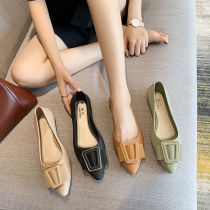 Summer Fashion Women Rain Shoes Casual Non-slip Adults Shallow Drool Shoes Outside Wearing Plastic 100 Hitch Shoes Working Sandals Single Shoes
