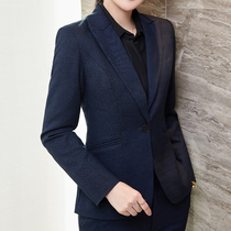 High-end business suit Dark small suit suit female Korean version of the temperament formal dress thin suit white-collar manager overalls