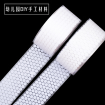 Kindergarten Huanchuang Material Handmade Lesson Double-sided Adhesive hook and loop diy Material Mother and Child Buckle Male and Female Adhesive Wall Paste