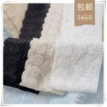 10cm wide cotton padded cotton embroidery lace heavy industry lace handmade clothing DIY fabric material