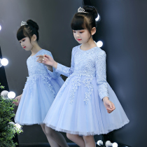  Princess dress Girls dress Childrens spring and summer Korean spring baby dress thin western style Lolita skirt