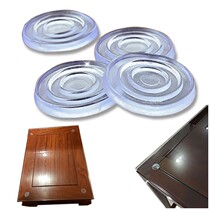 (50 loaded) furniture tea table glass anti-slip silicone transparent thickened glass cushion rubber grain gasket anti-crash glue grain