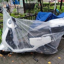 Electric car electric bottle car petrol motorcycle disposable anti-rain cover sunscreen waterproof and dust-proof non-woven fabric tyre cover