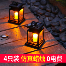 Solar Outdoor LED Home Decorative Lights Waterproof Outdoor Villa Courtyard lamp Garden Landscape hanging tree candle lamp