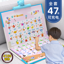 Childrens sound early education wall chart Baby Point reading sound book multiplication formula table wall sticker literacy pinyin Learning artifact