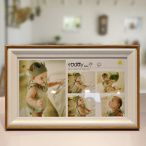 14 inch marriage certificate photo frame couple Children registration photo frame gift table wash photo made wedding photo baby