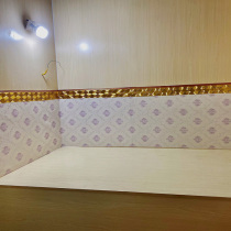 3D three-dimensional thick wallpaper rural Kang wall stickers Kang bed wall sticker Kang bed wrap paper high-end European room non-self-adhesive wallpaper