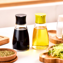 Oil bottle household kitchen glass products do not hang oil leak-proof Japanese soy sauce vinegar balsamic sauce oyster sauce seasoning bottle storage bottle