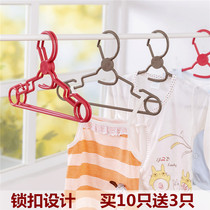 Windproof coat rack High-rise outdoor blow-off balcony clothes rack Clothes stand drying hook Childrens baby baby hanger