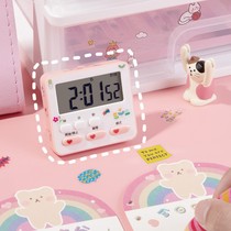 Timing timer for childrens learning special alarm clock dual-use student countdown kitchen reminder time management Anti-fall