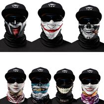 Clown skull hip-hop sunscreen magic headscarf thin mask riding head cover Motorcycle face towel male bib female neck cover