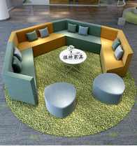 Company negotiation area sofa reception area sofa creative variable styling designer office sofa
