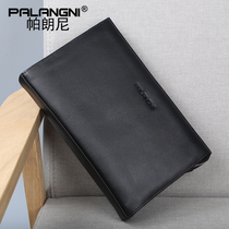 New Hand Grab Bag Genuine Leather Mens Handbags Luxury Brands Casual Boomer envelope Macho Big Bag Bag