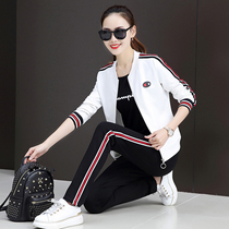 Tide Card CVY Sports Suit Women 2022 Spring Dress New Korean Version Fashion Loose Casual Running Wee Three Sets