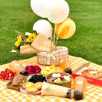 Picnic mat moisture-proof thick spring outing mat picnic outdoor mat portable waterproof outing picnic cloth net red ins Wind L